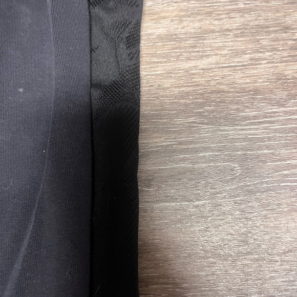 Adidas Black Mesh Panel Leggings - Picture 2 of 6